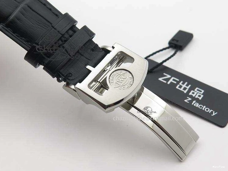 MIROTIME 0105 Portuguese Real PR IW500106 ZF 1:1 Best Edition Grey Dial On Black Leather Strap A52010 V Versatile 7306